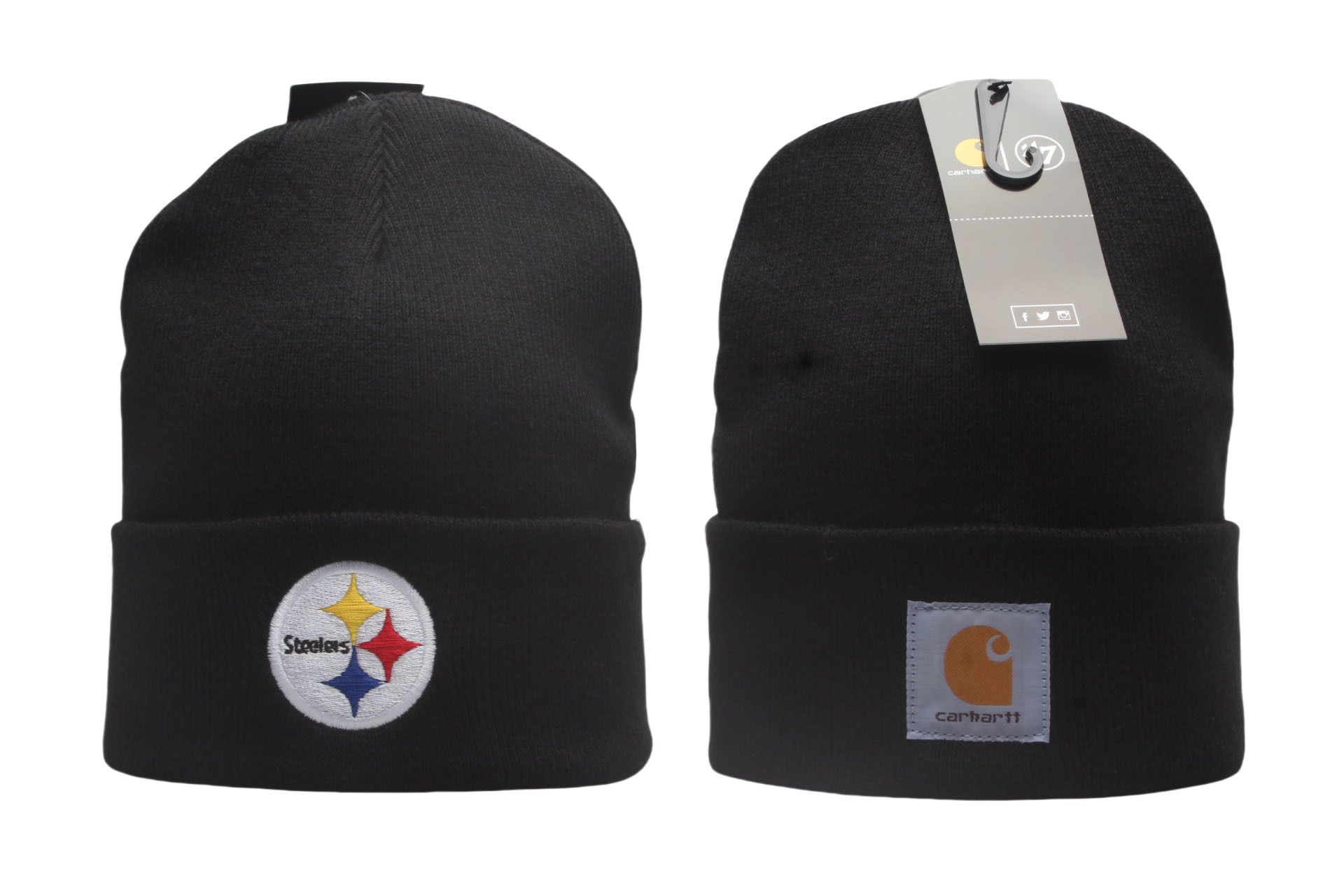 2025 NFL Pittsburgh Steelers Hat beanie style 01->->Sports Caps